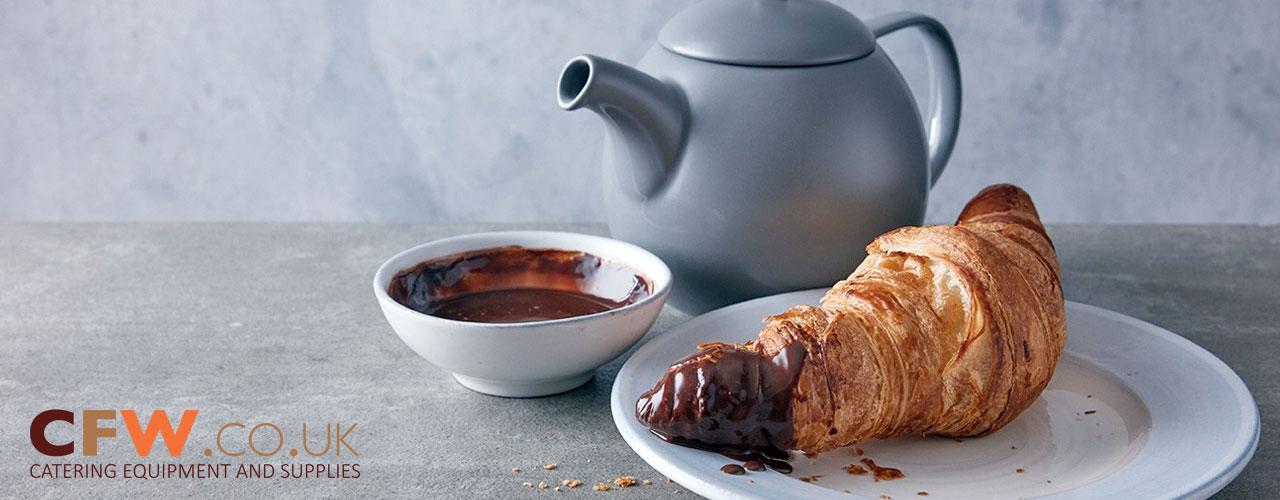 Callebaut Croissant with Chocolate Dipping Sauce